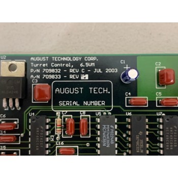 August Technology 709832 Turret Control 6.5VM PCB